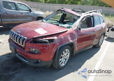 2015 Jeep Cherokee Limited from USA, damaged, VIN 1C4PJMDS8FW673932